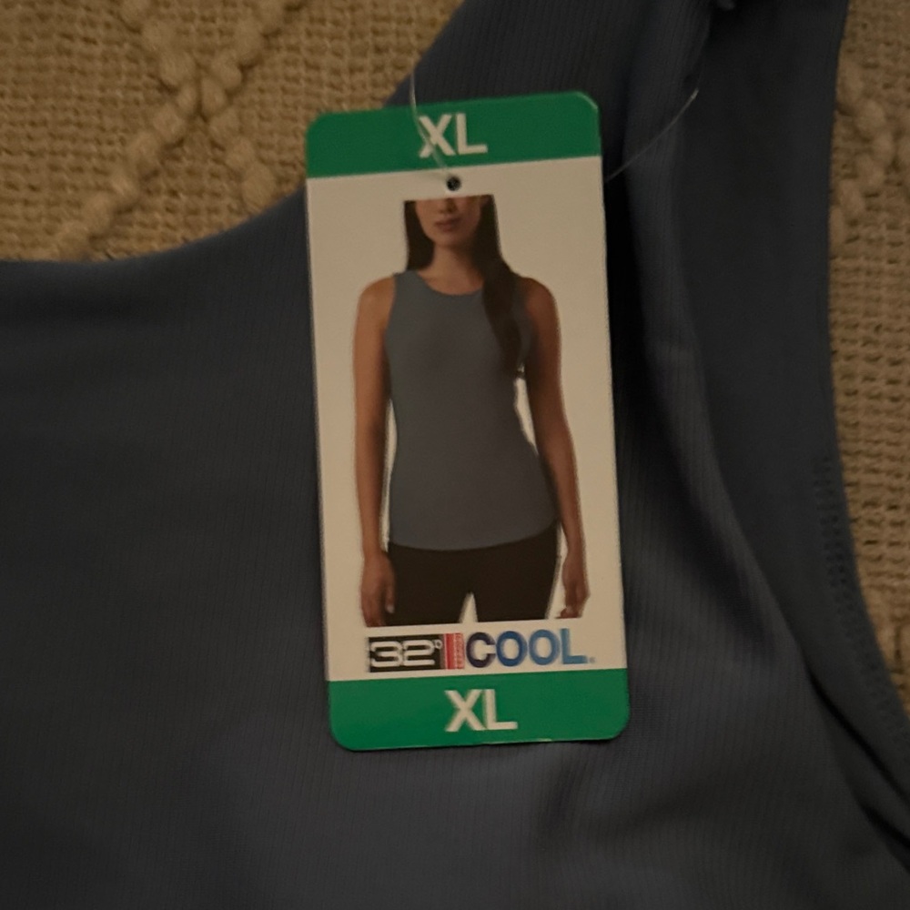 32 Degrees Women's Blue Tank Top